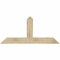 Ekena Millwork Portland Rough Sawn Timber Gable Bracket, Douglas Fir, 60"W x 27"H x 6"D x 6"F, 11/12 Pitch GBW060X27X0606POR00RDF - alternate 1